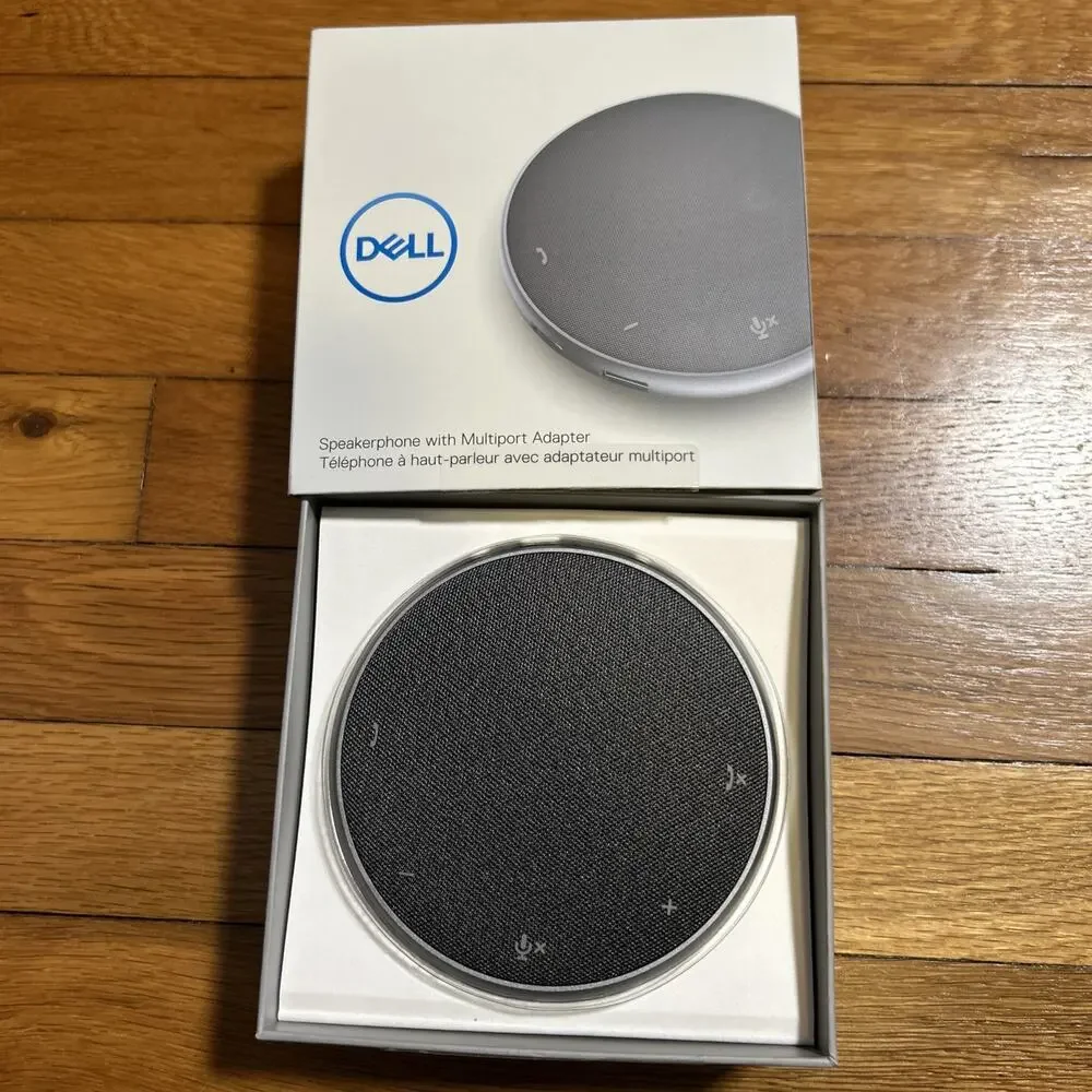 Dell MH3021P Speakerphone w/ Multiport Adapter Omni-directional Microphone Zoom